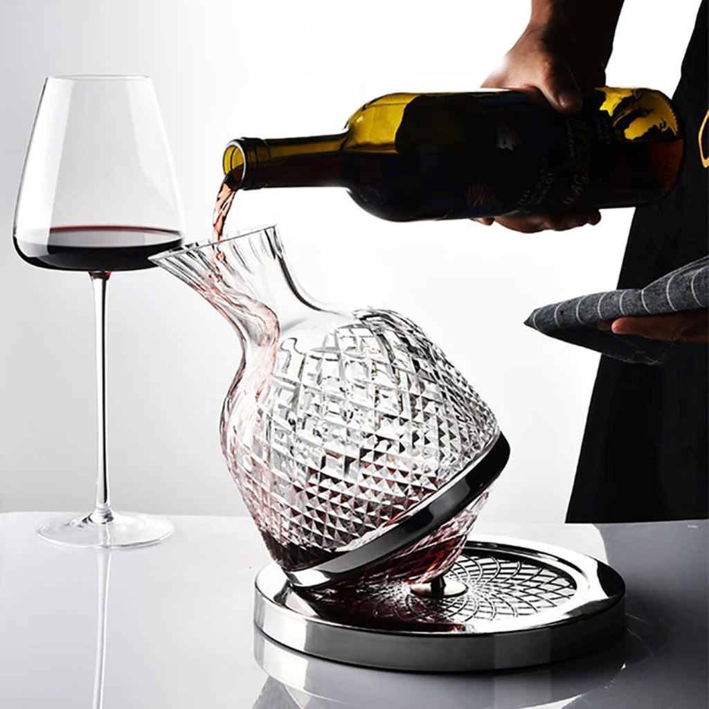 Decanter de Vinho Modelo Marseille [Decoração - Bar Em Casa - Decanters][Decanter de Vinho Modelo Marseille] Lar Refinado 