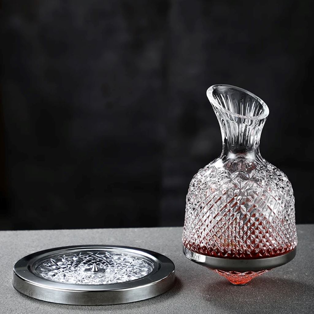 Decanter de Vinho Modelo Marseille [Decoração - Bar Em Casa - Decanters][Decanter de Vinho Modelo Marseille] Lar Refinado Prata 